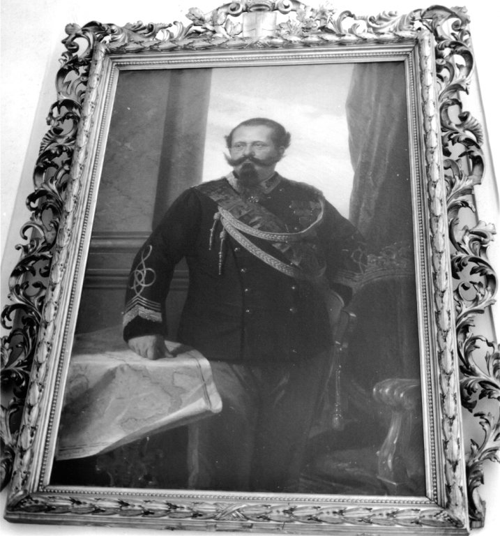 ritratto di Vittorio Emanuele II (dipinto) by De Sanctis Guglielmo (sec. XIX)